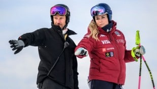 Lindsey Vonn hat mit Aksel Lund Svindal (l.) einen fünffachen Weltmeister und zweifachen ...