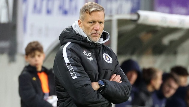 Austria Klagenfurt-Trainer Rolf Landerl hofft in Wien auf einen Sieg.