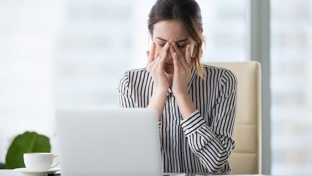 Bei Trockenheitsgefühl – das kann auch durch Kälte ausgelöst werden – rasch handeln.