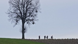 In der Vorweihnachtszeit sind viele Jäger unterwegs