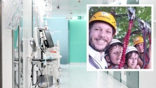 Ein Bild aus alten, gesunden Zeiten: Rupert und Nina mit ihren beiden Söhnen