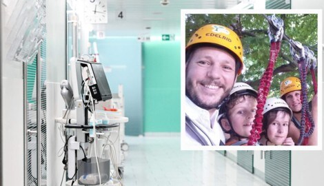 Ein Bild aus alten, gesunden Zeiten: Rupert und Nina mit ihren beiden Söhnen