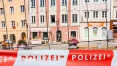 Der Ort der Tragödie in Schärding war abgesperrt und lange nicht betretbar.
