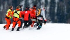 Michelle Gisin kam am Donnerstag im Abfahrtstraining zu Sturz.