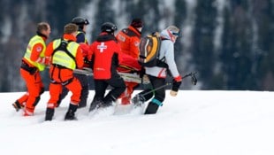 Michelle Gisin kam am Donnerstag im Abfahrtstraining zu Sturz.