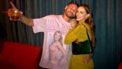 Neymar mit seiner Freundin Bruna Biancardi