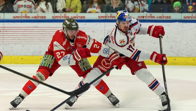 Ex-Eisbulle Kosmachuk (re.).