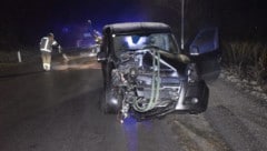 Das Fahrzeug des Alko-Lenkers wurde stark beschädigt.