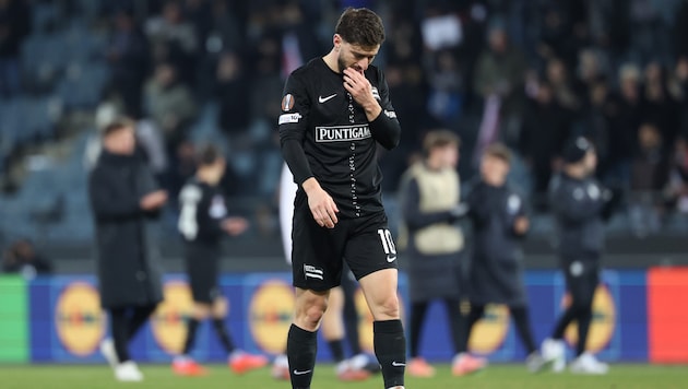 Otar Kiteishvili nach dem 0:1 gegen Roter Stern