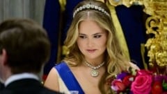 Märchenhafte Amalia! Die Thronfolgerin verzaubert im Tülltraum und funkelnder Diamant-Tiara