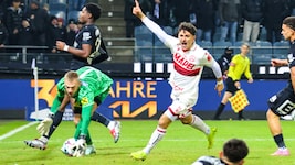 Im Grazer Derby gegen Sturm traf Christian Lichtenberger spät zum 1:2.