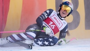 Lindsey Vonn im Ziel: Am Ende ihrer Kräfte, aber mit einer sensationellen Leistung! 