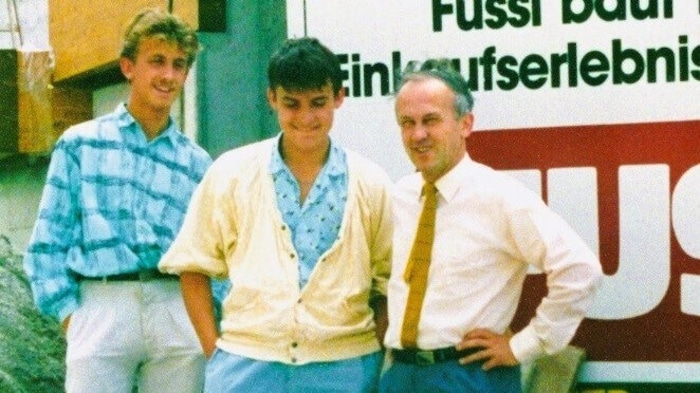 Karl Mayr sen. (verstorben) mit Söhnen Ernst , Andreas (v.r.). Das Familienunternehmen wurde ...