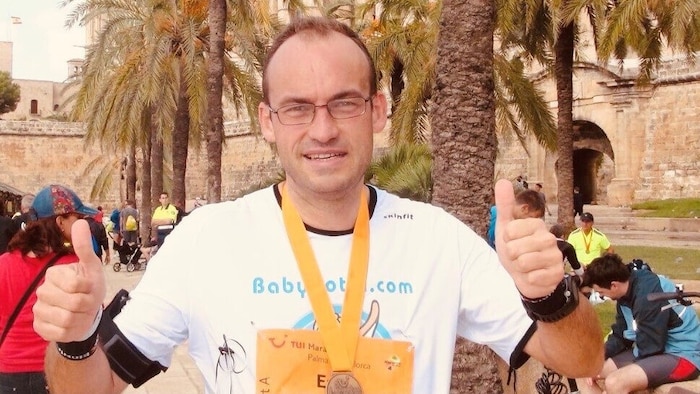 Mayr als Läufer und Finisher beim Jerusalem-Marathon: „Vorbei an Heiligen Stätten, erhebend.“