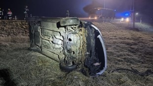 Das Auto wurde schwer beschädigt.