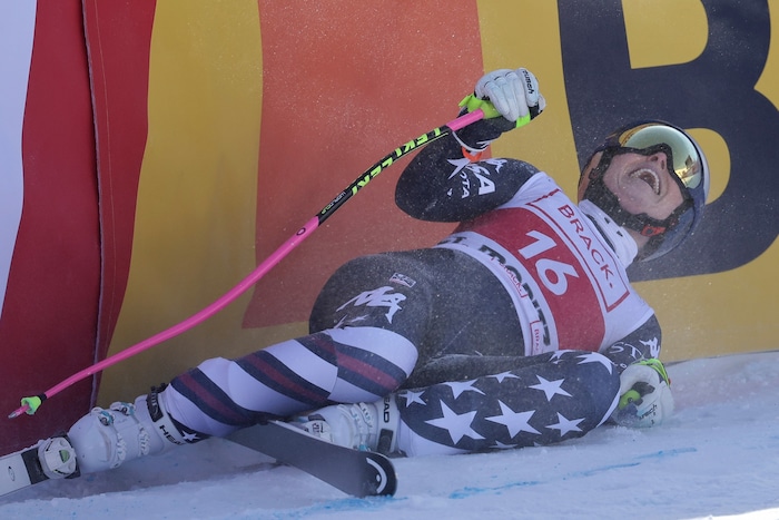 Lindsey Vonn crossed the finish line with a sensational best time.