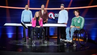 Andreas Ulmer, Kira Grünberg, Andreas Moravec, Senad Grosic und Nico Langmann (v.l.).