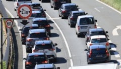 Auf der Brennerautobahn bildete sich rasch ein kilometerlanger Stau.