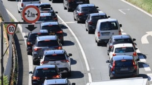 Auf der Brennerautobahn bildete sich rasch ein kilometerlanger Stau.