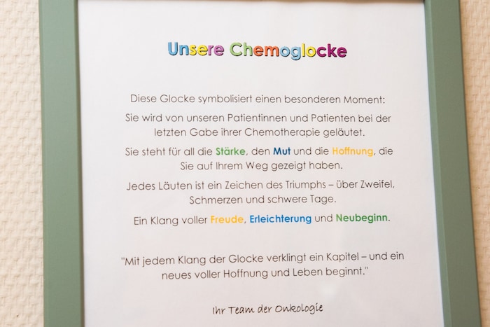 Anleitung zur Chemoglocke: „Ein Klang voller Freude, Erleichterung und Neubeginn“.