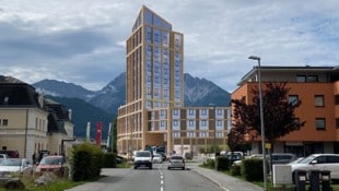 Das Cityhotel soll gegenüber des Reuttener Bahnhofes entstehen (hier eine Visualisierung) – mit ...