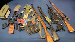 Die Polizei fand zahlreiche NS-Waffen in der Wohnung des Familienvaters.