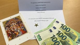 Die Spenderin – es könnte natürlich auch ein Spender gewesen sein – schickte an insgesamt sieben ...