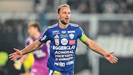 Dauerbrenner Tobias Kainz jubelt seit 2018 in Hartberg.