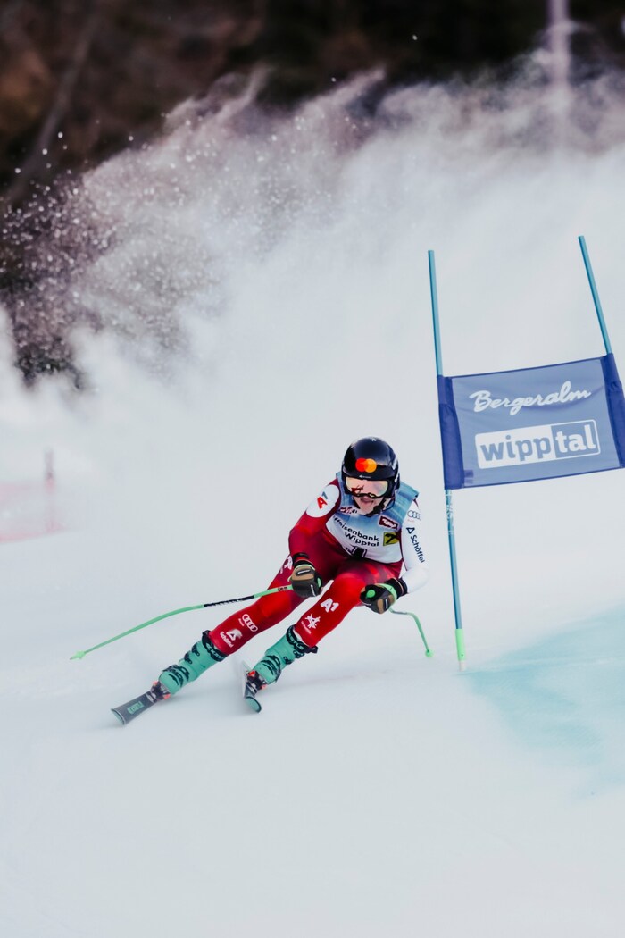 Veronika Aigner in Aktion.