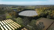 So soll der fertige „Sonnenspeicher Süd“ am Gelände des Basaltsteinbruchs in Weitendorf bei ...
