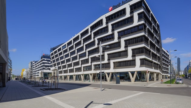 Der Bank-Austria-Campus am Wiener Nordbahnhofgelände