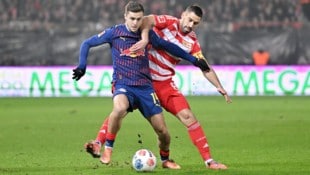 ÖFB-Star Christoph Baumgartner hatte in Berlin einen schweren Stand.