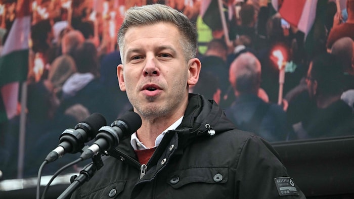 Für Tisza-Chef Péter Magyar ist die Regierung von Ministerpräsident Viktor Orbán bereits ...