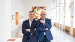 Sohn und Vater: Die Wiener Kunsthändler Alexander (li.) und Herbert Giese.