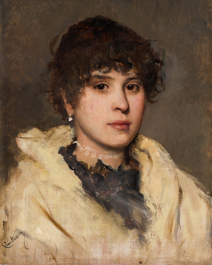 Schöne Venezianerin: Dieses Porträt (um 1885) des Wieners Cecil van Haanen ist die Zierde der ...