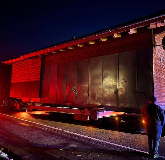 22 Meter lang war das Blockhaus.