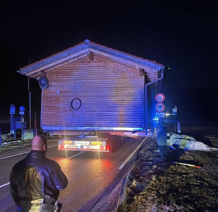 Der Sondertransport war nicht genehmigt.