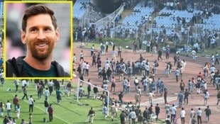 Chaos pur anlässlich eines Besuchs von Lionel Messi