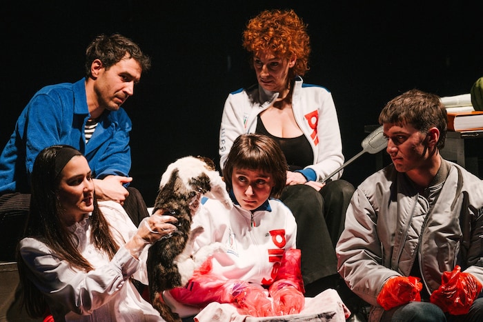 Luiza Monteiro, Zeljko Marovic, Amelie Steinweiß, Anke Stednigk und Louie Krüger (v. li.)