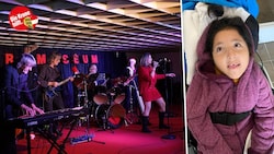 Die „Beach Band“ rockte im Eboardmuseum (li.) für die kleine Sude (re.). Klassiker, ...