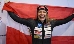 Katrin Beierl holte ersten Podestplatz im Monobob.