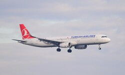 Ein Airbus A321 der Turkish Airlines.