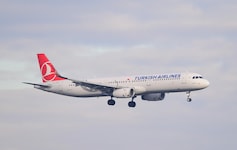 Ein Airbus A321 der Turkish Airlines.