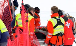 Michelle Gisin stürzte im Abfahrtstraining von St. Moritz schwer.