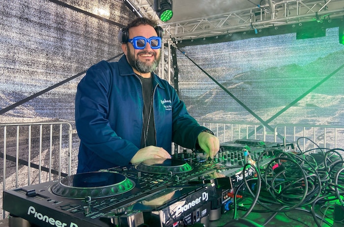 Der Salzburger DJ Slashy Disco brachte Lokalkolorit zum „Gastein Sounds.“