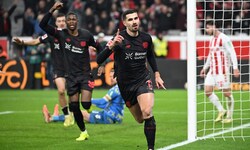 Der Franzose Martin Terrier erzielte einen sehenswerten Treffer zum 1:0 für Leverkusen.