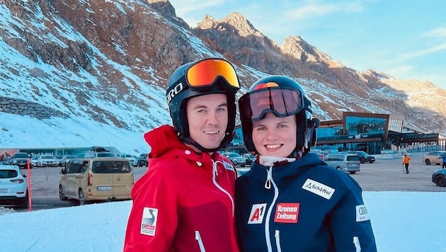 Veronika Aigner und ihr Freund Roland.