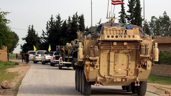 Ein gepanzertes Fahrzeug der US-Armee in Syrien (Symbolbild)