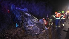 Ein Großaufgebot an Einsatzkräften war an der Unfallstelle.