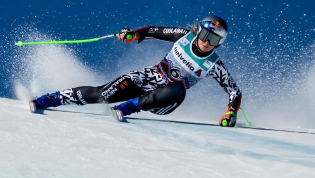 Alice Robinson hat sich in St. Moritz den Sieg im Super-G geholt.